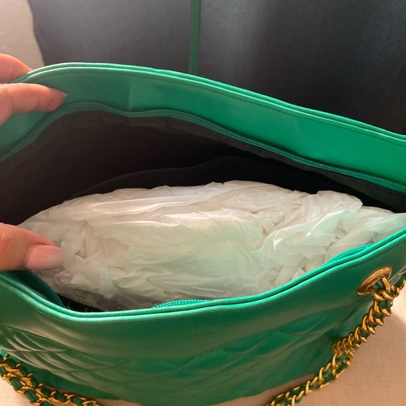 Green handbag - Picture 5 of 7